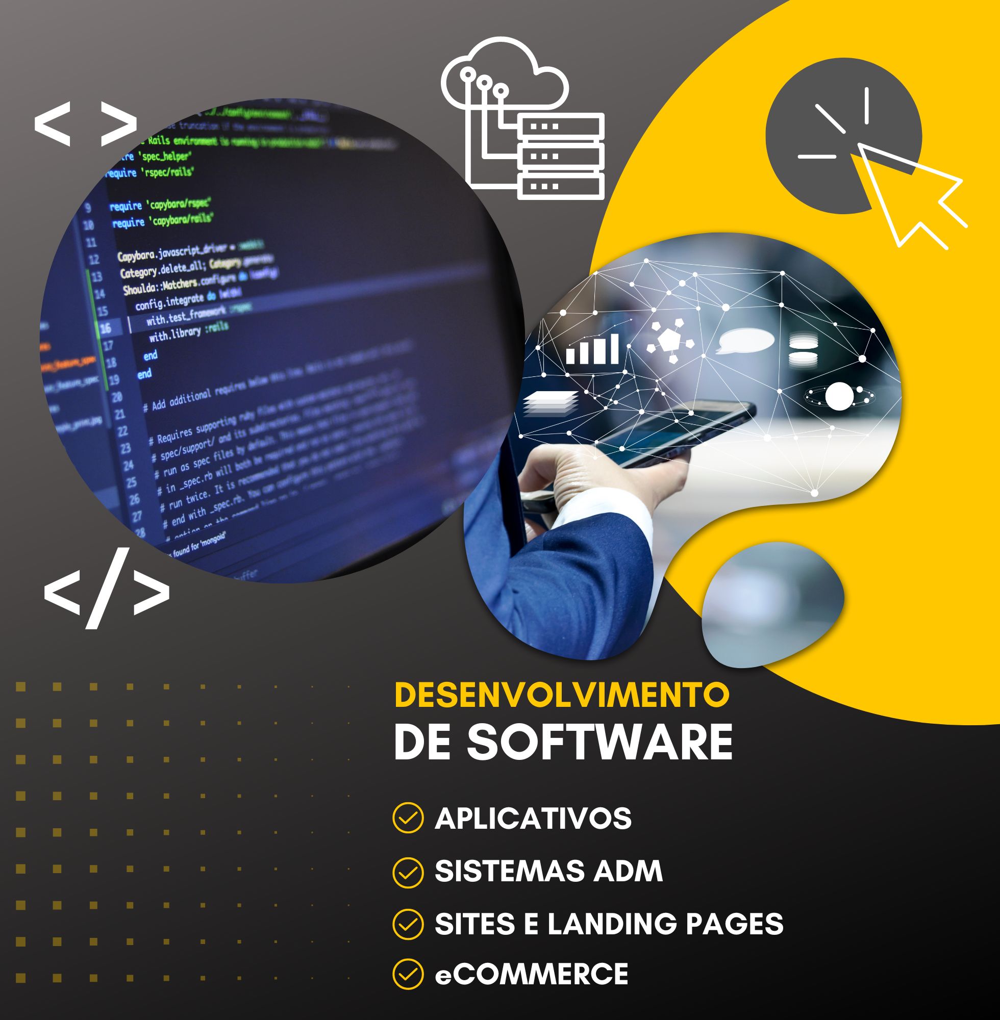 Banner Desenvolvimento de Softwares - Mobile
